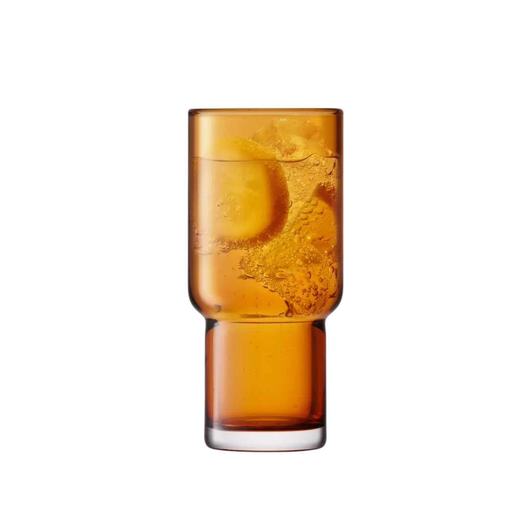 Utility Highball 13 oz Amber set of 2