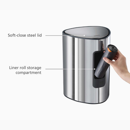 EasyStore™ Luxe 5L Stainless-steel Pedal Bin