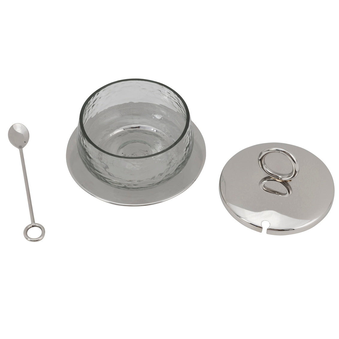 Sphere Honey Jar With Plate Sl