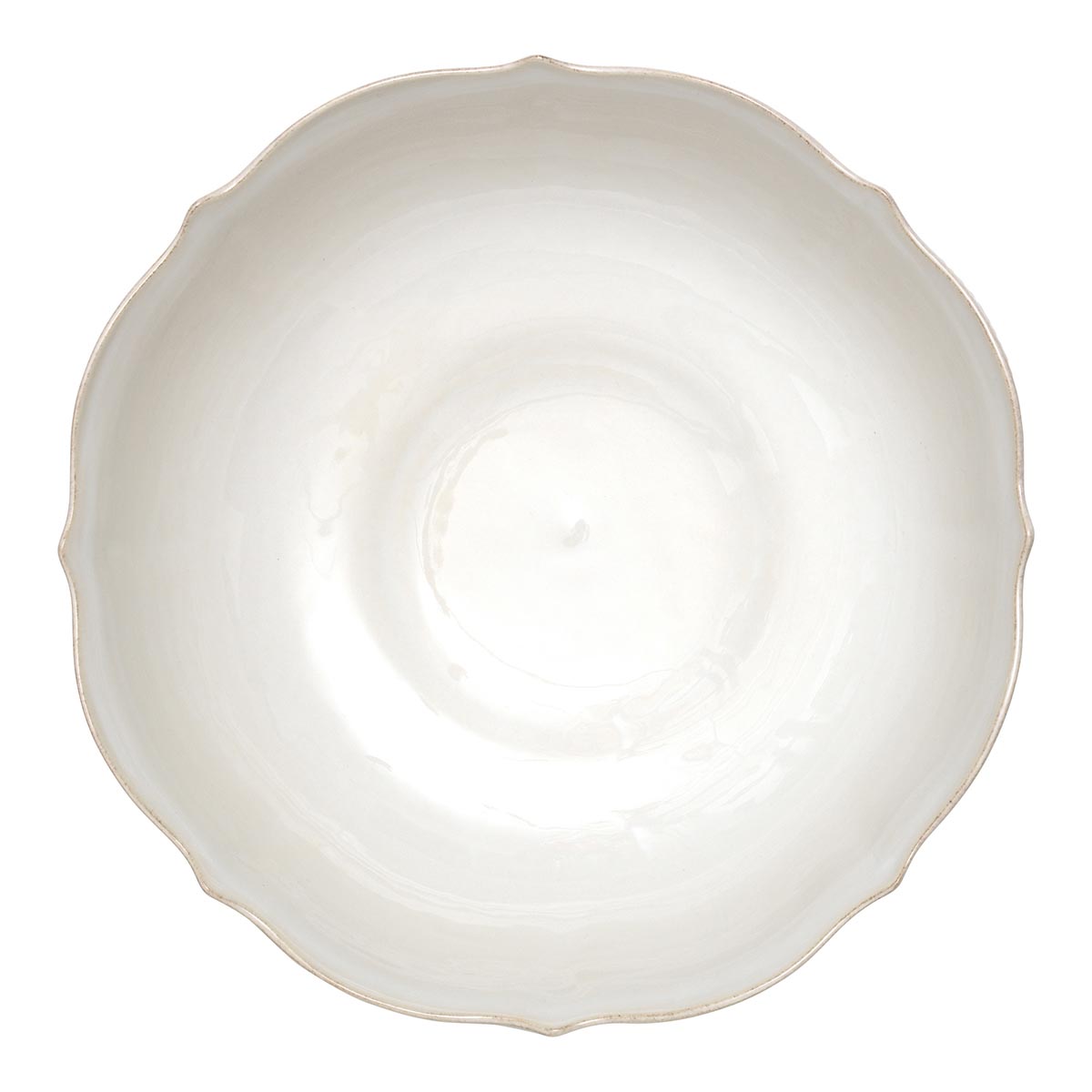 Berry & Thread 11" Footed Fruit Bowl - Whitewash