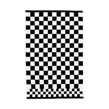 Black Check Hand Towel