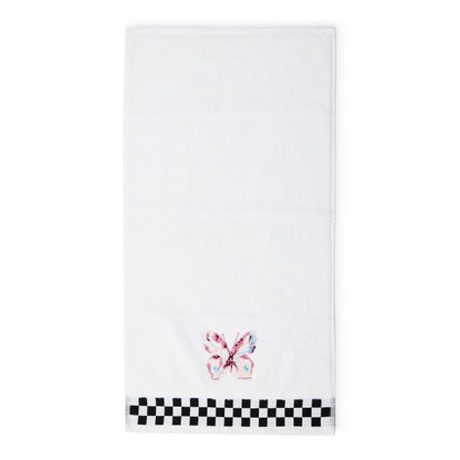 Eternity Butterfly Check Hand Towel