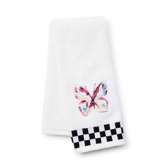 Eternity Butterfly Check Hand Towel