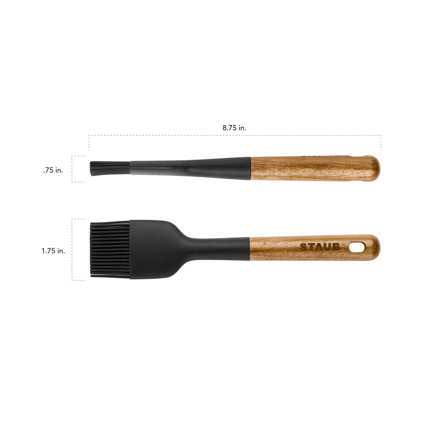 Silicone with Wood Handle Cooking Utensil, Pastry Brush