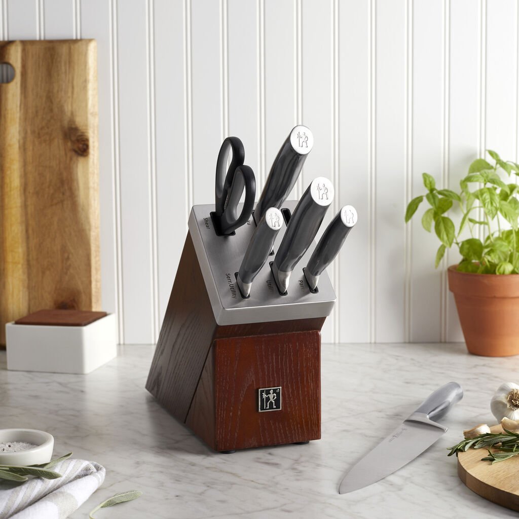 Graphite Self-Sharpening Knife Block 7 Piece Set