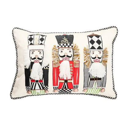 Courtly Nutcracker Lumbar Throw Pillow