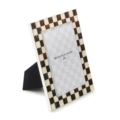 Courtly Check Silver Plated 5" x 7" Frame