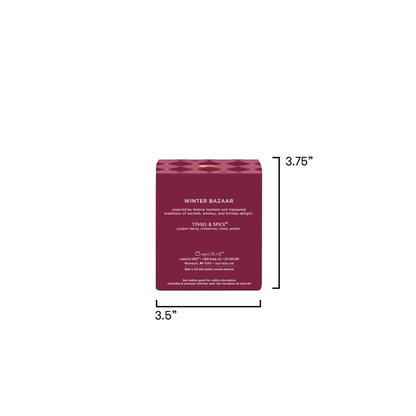 Tinsel & Spice Winter Bazaar Boxed Tumbler Candle