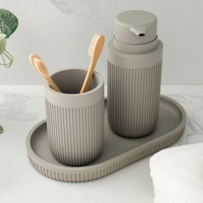 Corbett Tumbler Resin Taupe