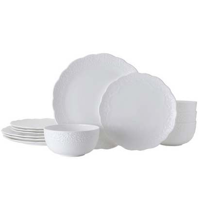 Abigail 12 Piece Dinnerware Set, Service for 4