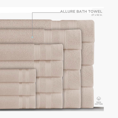 Allure Bath Tower Almond 27'' x 52''