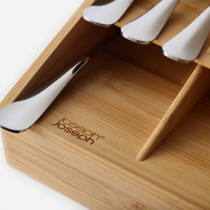 DrawerStore™ Bamboo Large Cutlery Organiser