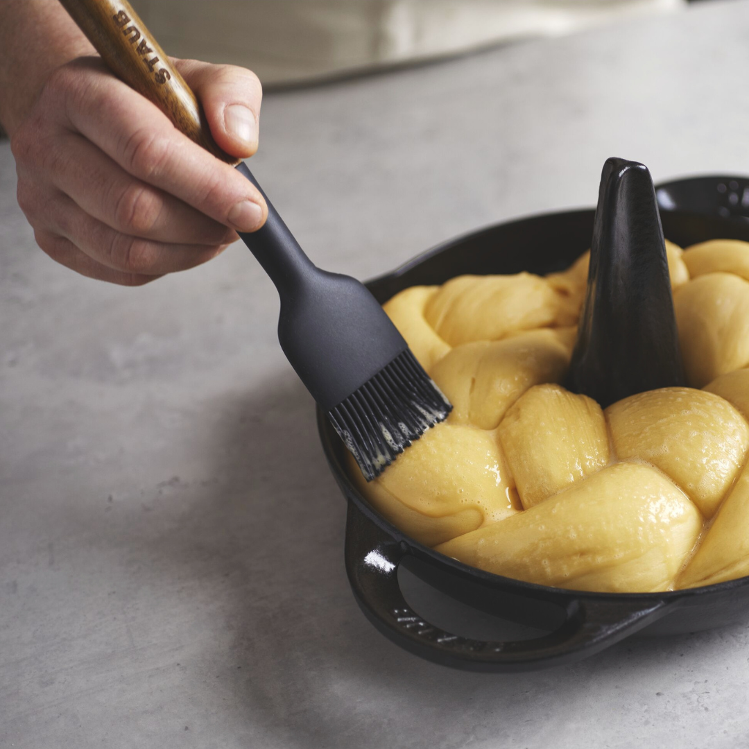 Silicone with Wood Handle Cooking Utensil, Pastry Brush