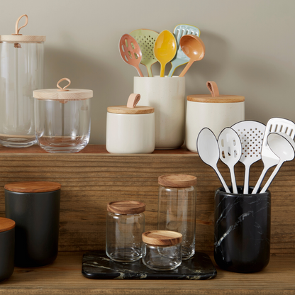 Harlow Slotted Spoon, White