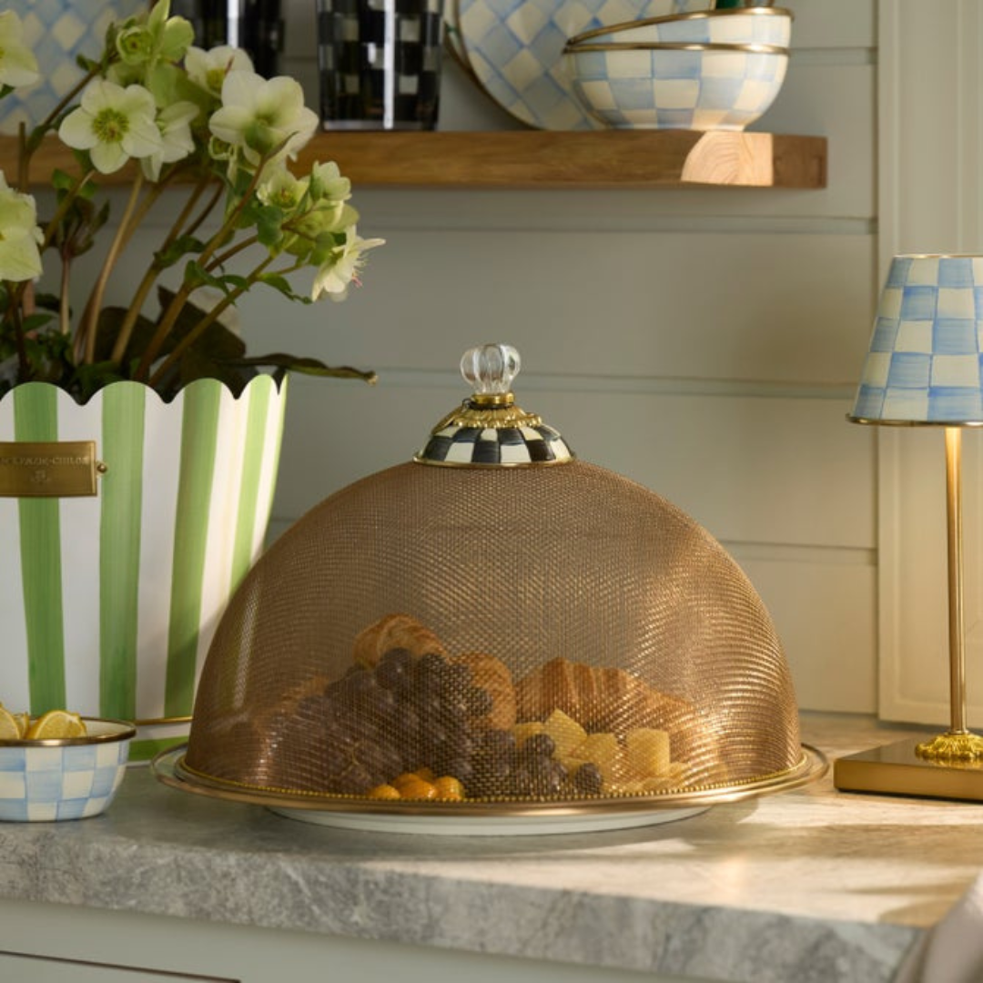 Courtly Check Large Mesh Dome