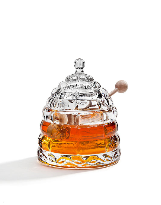 Beehive Cystal Honey Jar