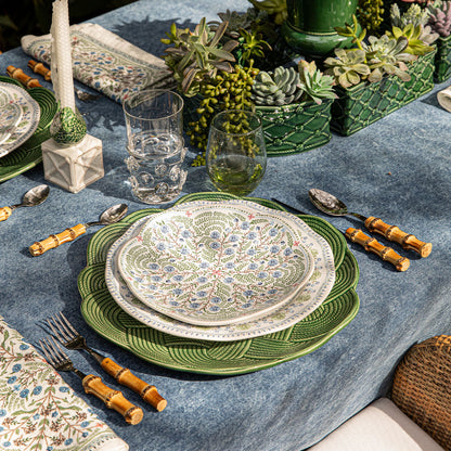 Villa Seville Scalloped Dessert/Salad Plate - Chambray