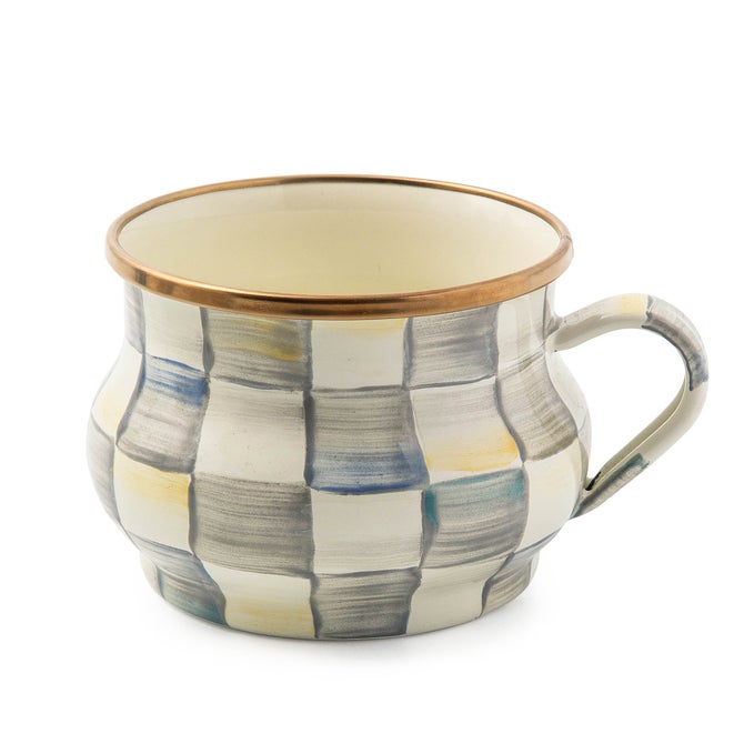 Sterling Check Teacup