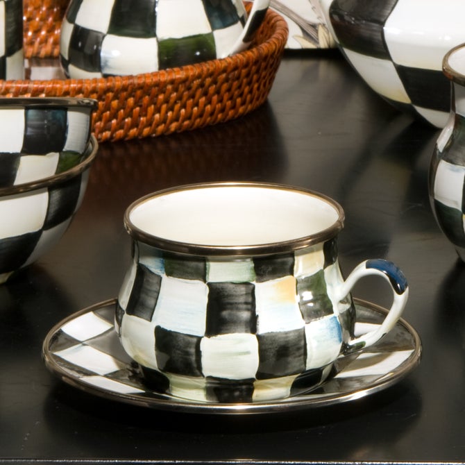 Courtly Check Teacup