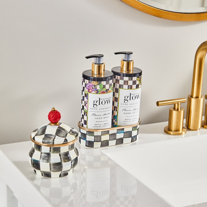 Courtly Check Lidded Sugar Bowl