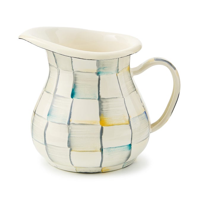 Sterling Check Creamer