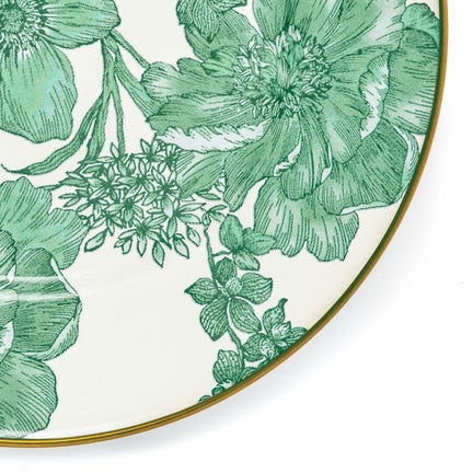 Emerald English Garden Salad Plate