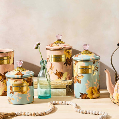 Wild Rose Mauve Medium Canister