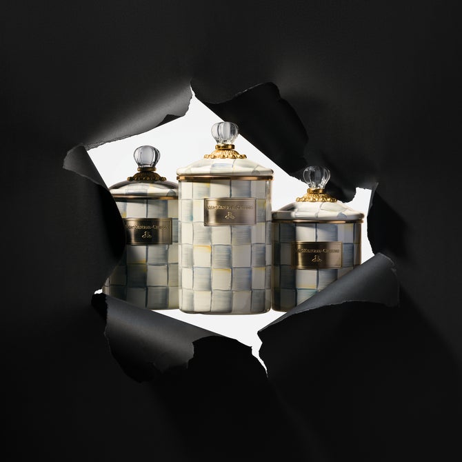 Sterling Check Medium Canister