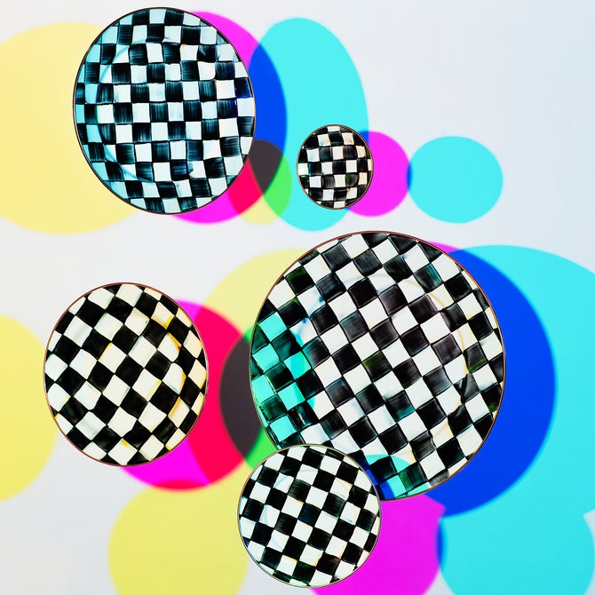 Courtly Check Dinner Plate