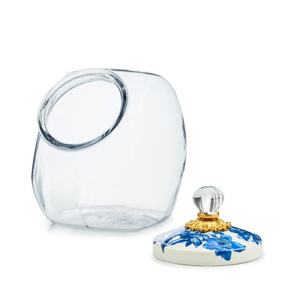 Cookie Jar with Royal English Garden Lid