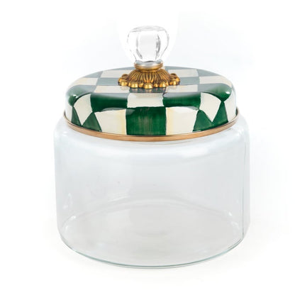 Emerald Check Medium Kitchen Canister