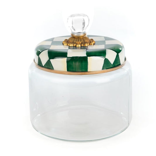 Emerald Check Medium Kitchen Canister
