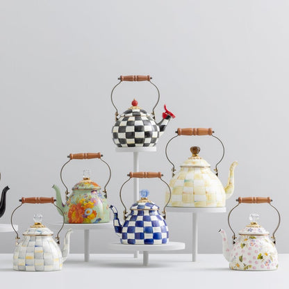 Wildflowers Pink 2 Quart Tea Kettle