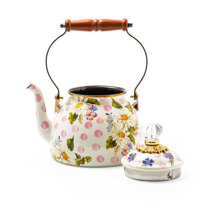Wildflowers Pink 2 Quart Tea Kettle
