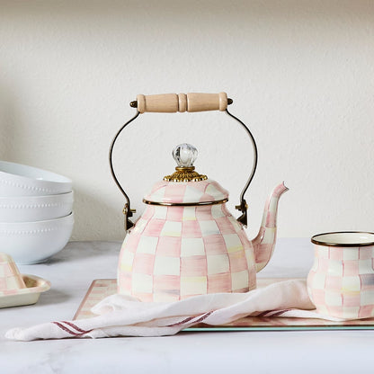 Rosy Check 2 Quart Tea Kettle