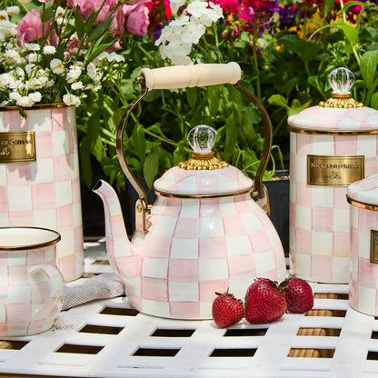 Rosy Check 2 Quart Tea Kettle