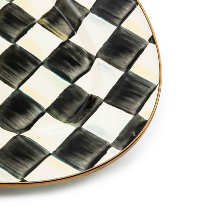 Courtly Check Small Oval Platter