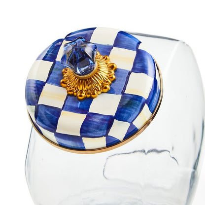 Sweets Jar with Royal Check Lid