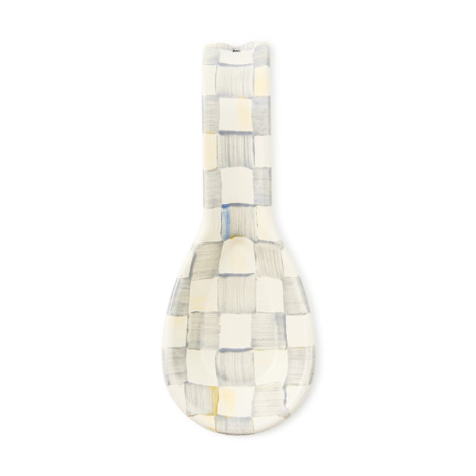 Sterling Check Spoon Rest