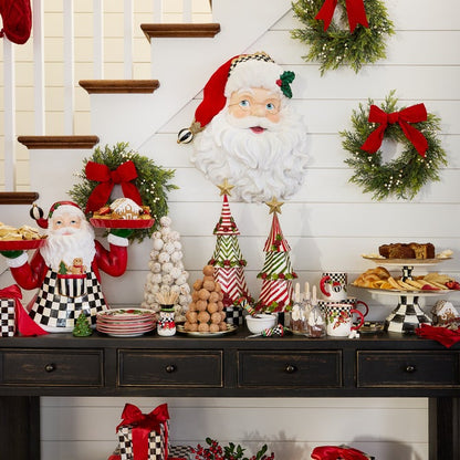 Courtly Check Small Pedestal Platter