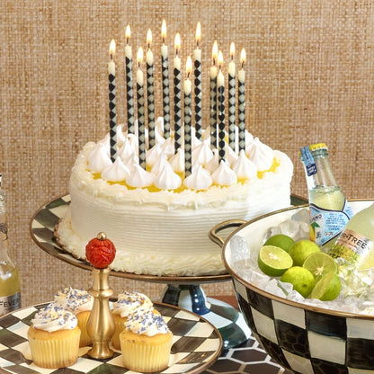 Courtly Check Small Pedestal Platter