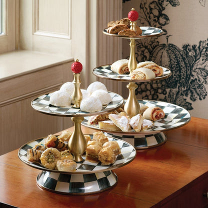Courtly Check Three Tier Sweet Stand