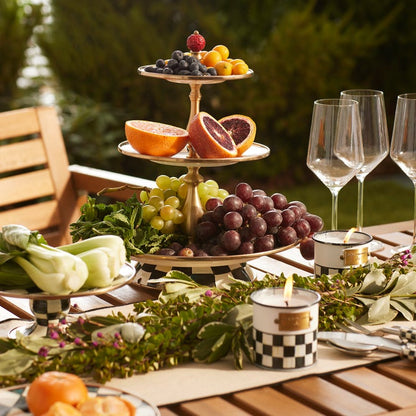 Courtly Check Three Tier Sweet Stand