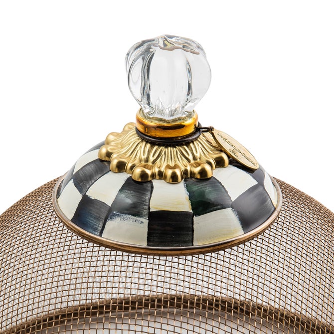 Courtly Check Small Mesh Dome