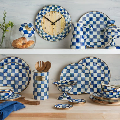 Royal Check Utensil Holder
