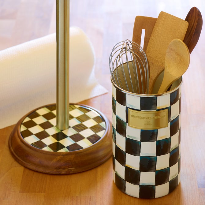 Courtly Check Utensil Holder