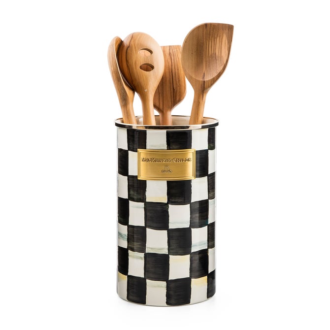Courtly Check Utensil Holder