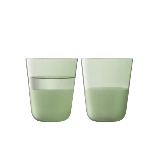 Arc Contrast Tumbler 13oz Moss Set Of 2