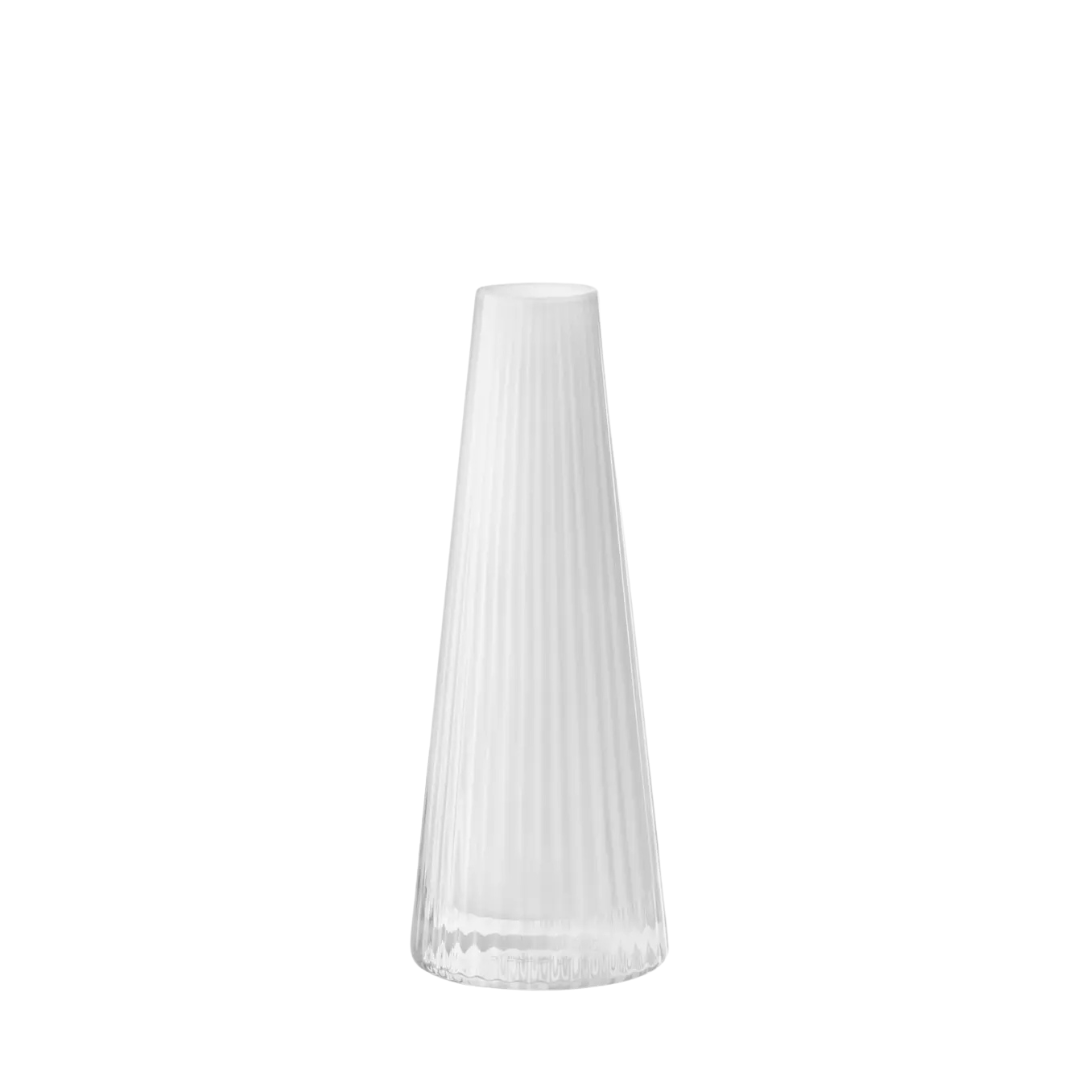 Beacon Candle Holder/Vase H8.75in White/Chalk White