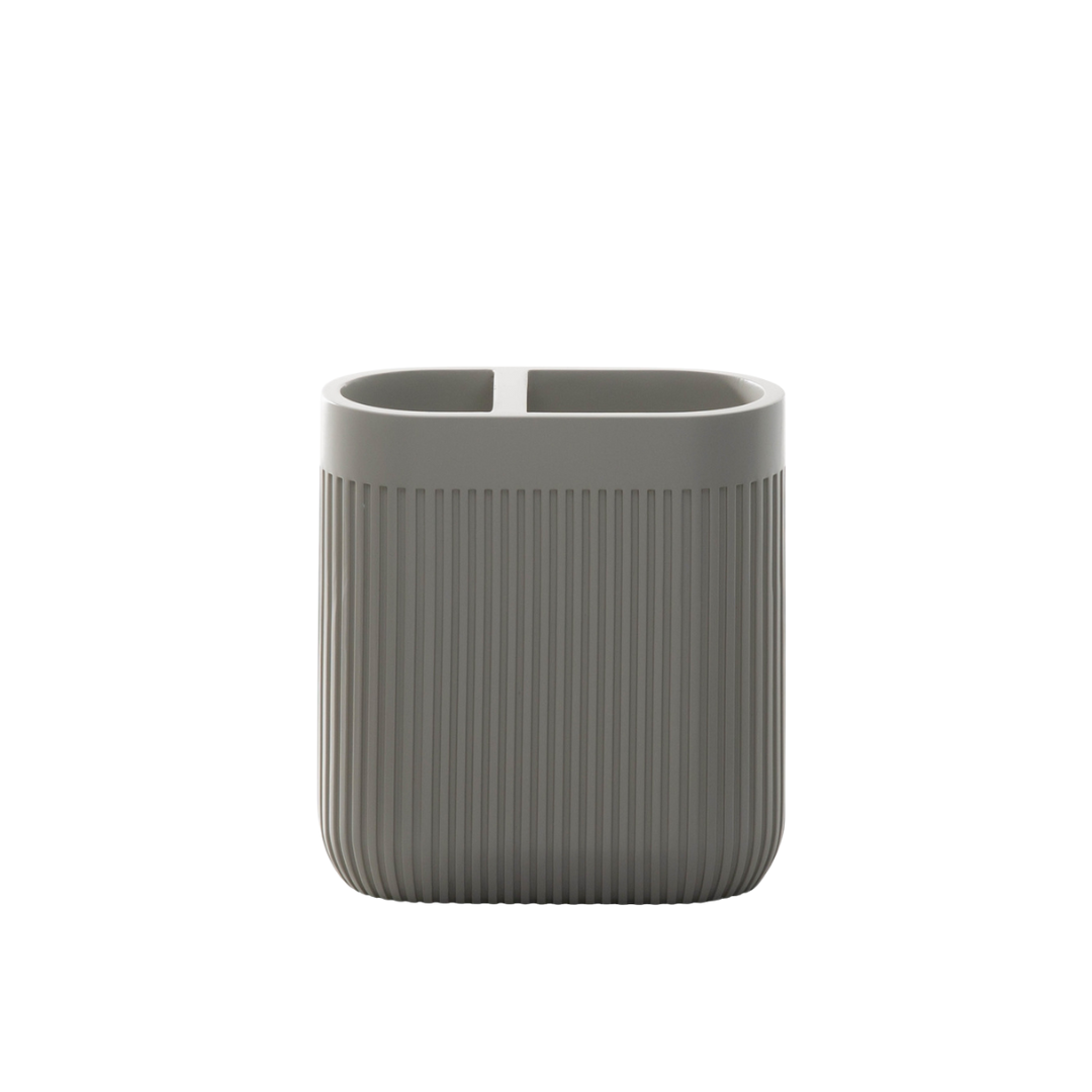 Corbett Toothbrush Holder Resin Taupe